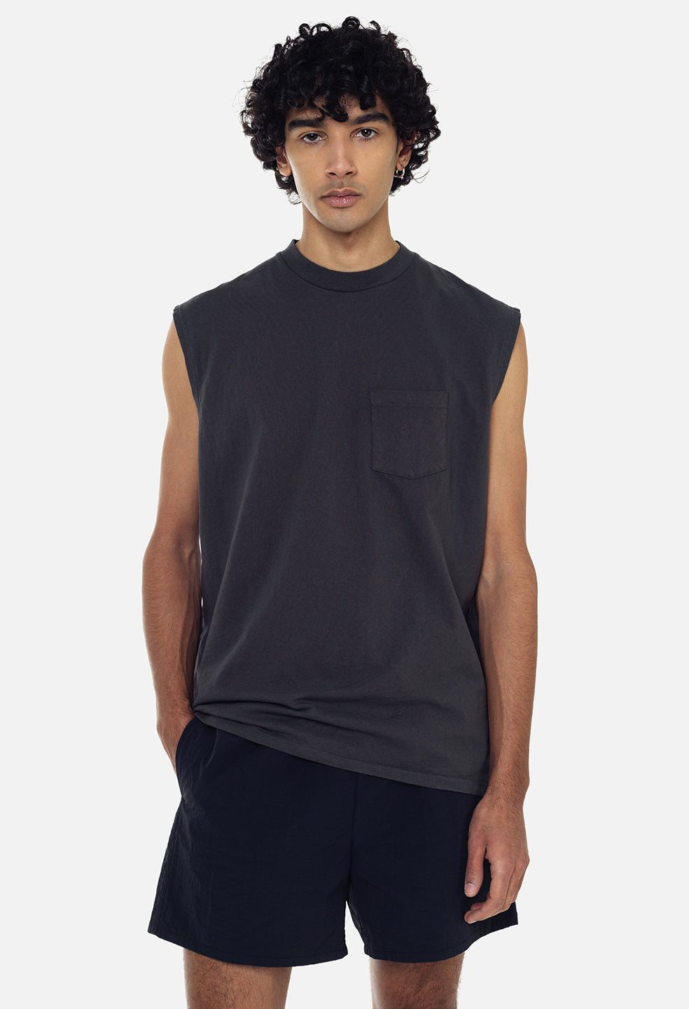 John elliott co charcoal discount gray muscle shirt 2