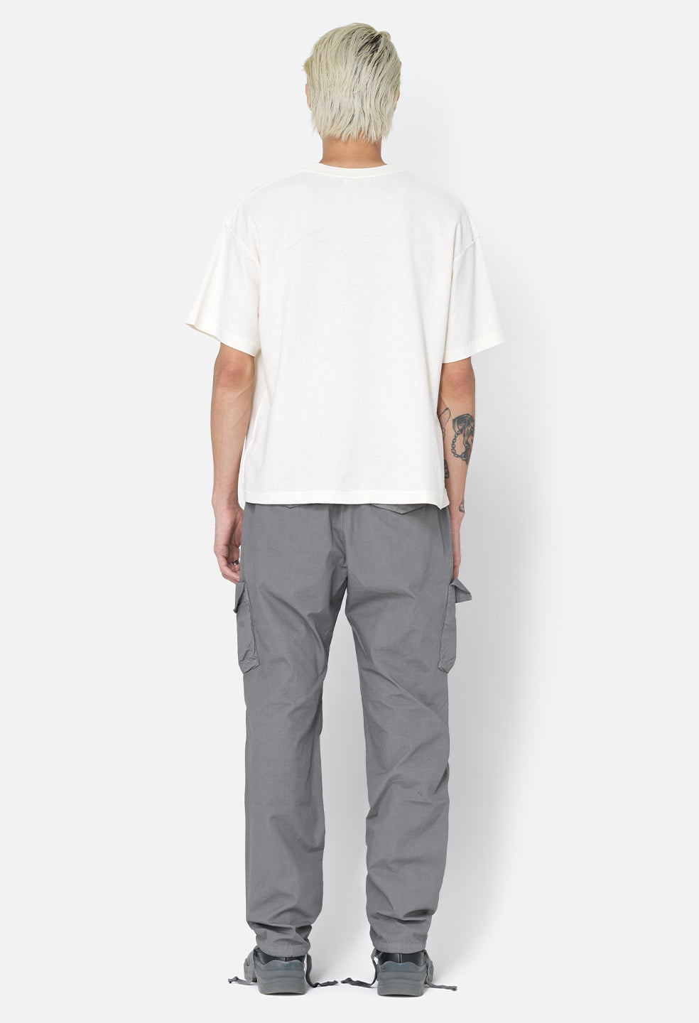 Back Sateen Cargo Pants / Charcoal - JOHN ELLIOTT