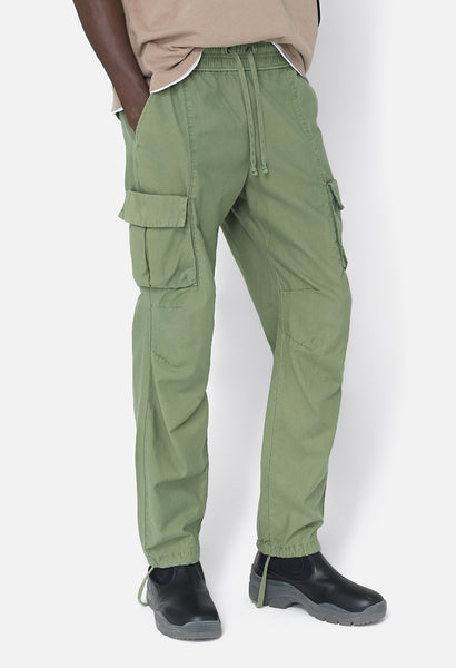 Olive mens fashion cargo pants