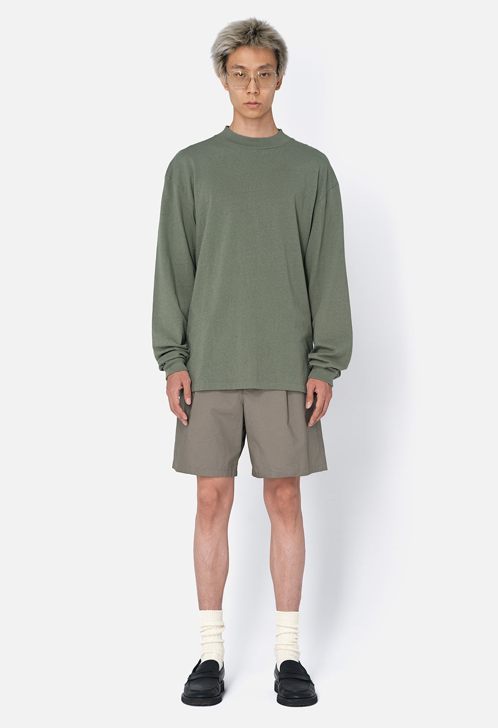 900 Ls Mock Tee / Soldier Green - JOHN ELLIOTT