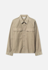 Cotton Himalayan Work Shirt / Tan - JOHN ELLIOTT