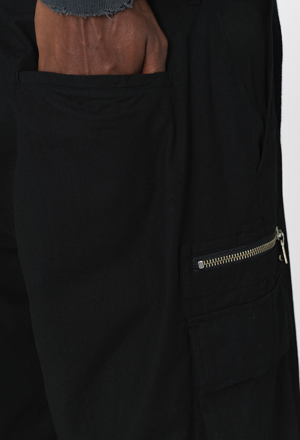 Cotton Himalayan Shorts / Black - JOHN ELLIOTT