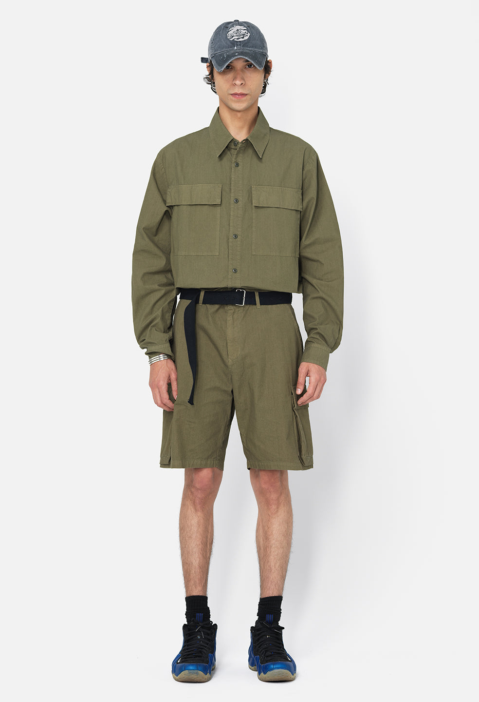 Cotton Himalayan Shorts / Juniper - JOHN ELLIOTT