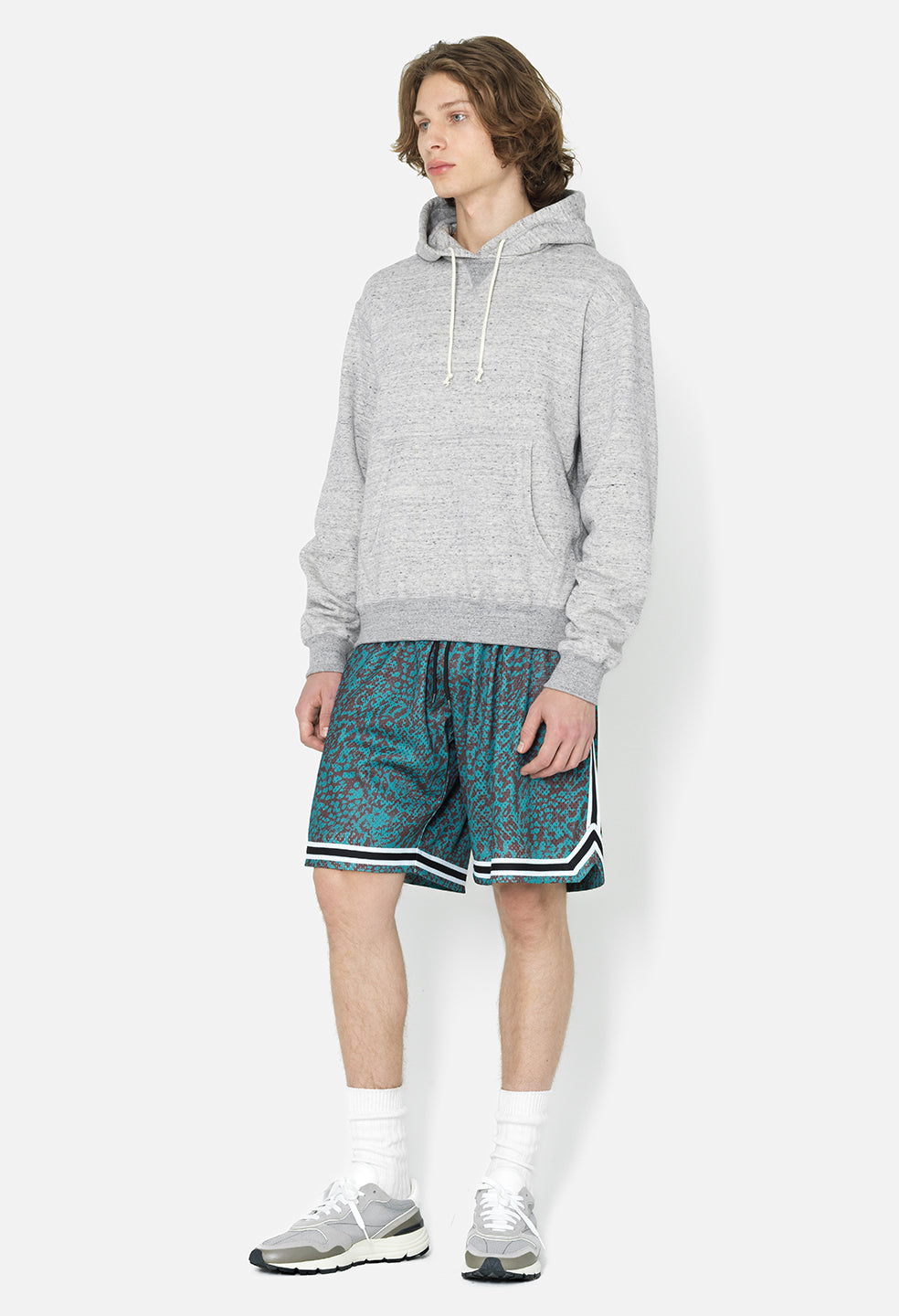 Game Shorts / Turquoise Leopard - JOHN ELLIOTT