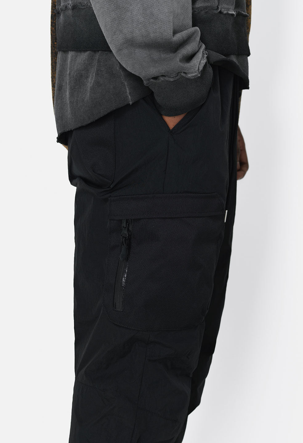 John elliott high shrunk nylon store cargo pants