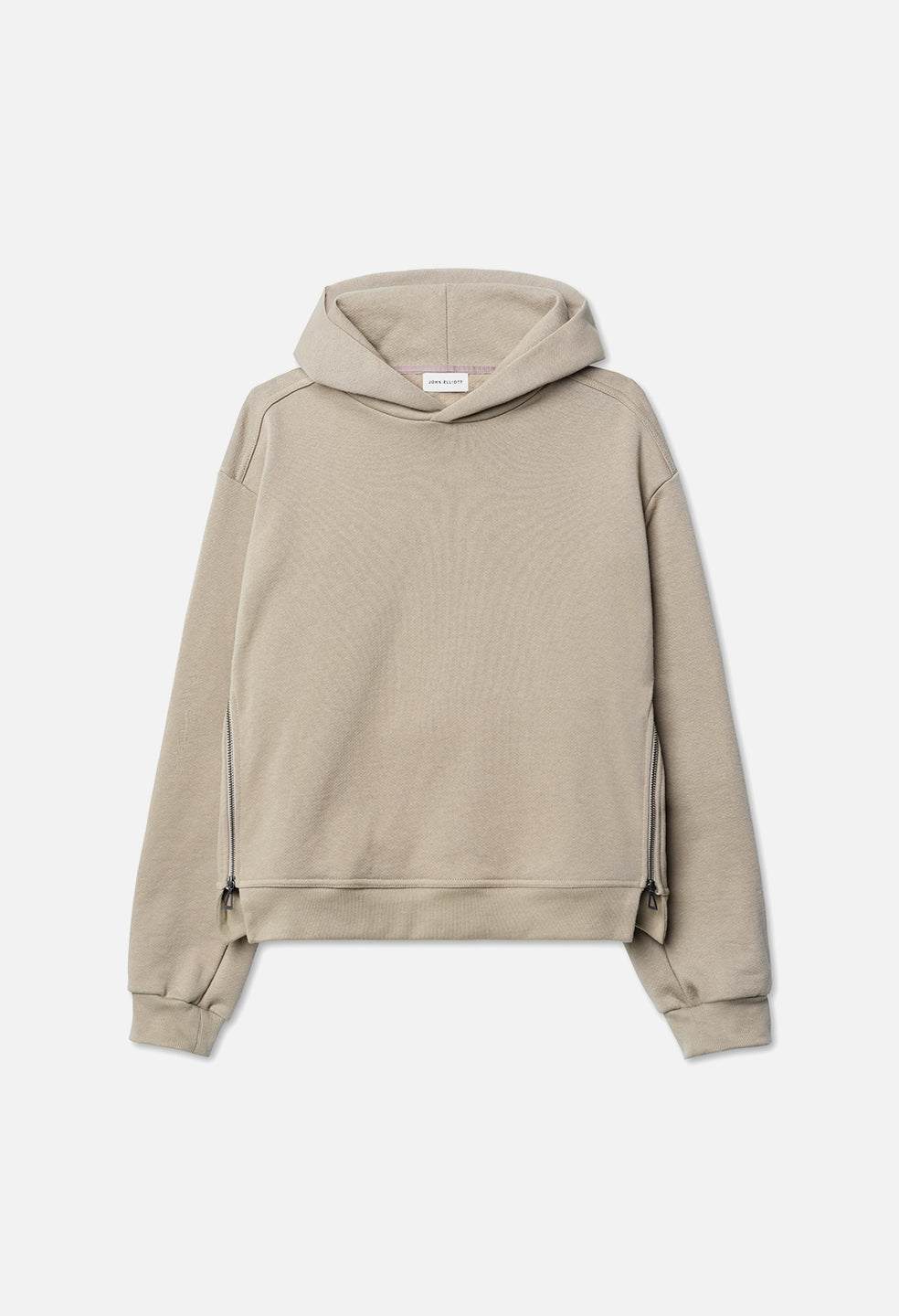 Studio Fleece Hooded Villain 2.0 / Dove - JOHN ELLIOTT