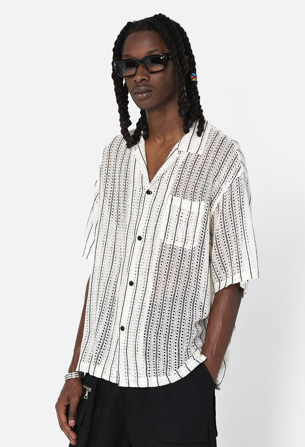 Rana Camp Shirt / Salt - JOHN ELLIOTT