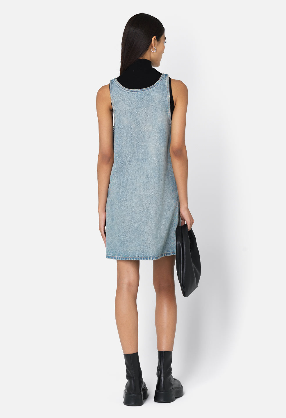 Topshop moto shop denim dress