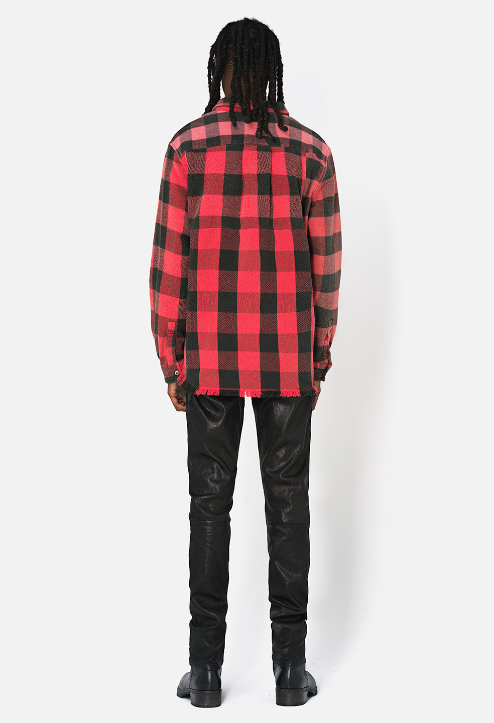 Silverado Paneled Plaid / Red X Black - JOHN ELLIOTT