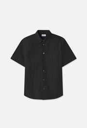 BOBBLEHAUS  BH Nylon SS Button-Up Shirt