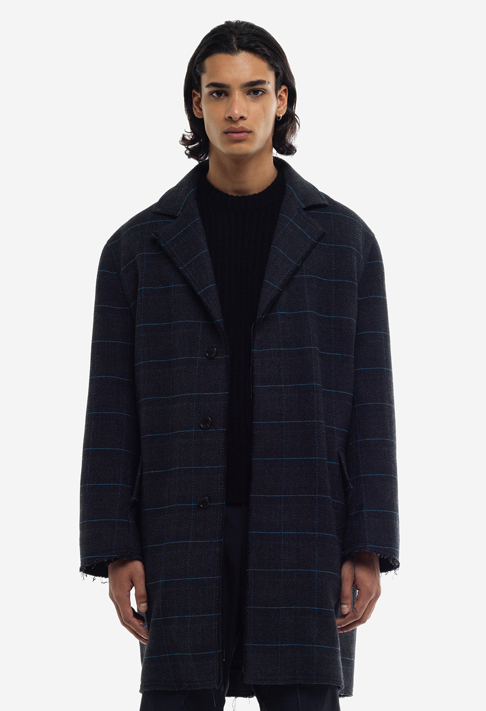 Wool Overcoat / Grey - JOHN ELLIOTT