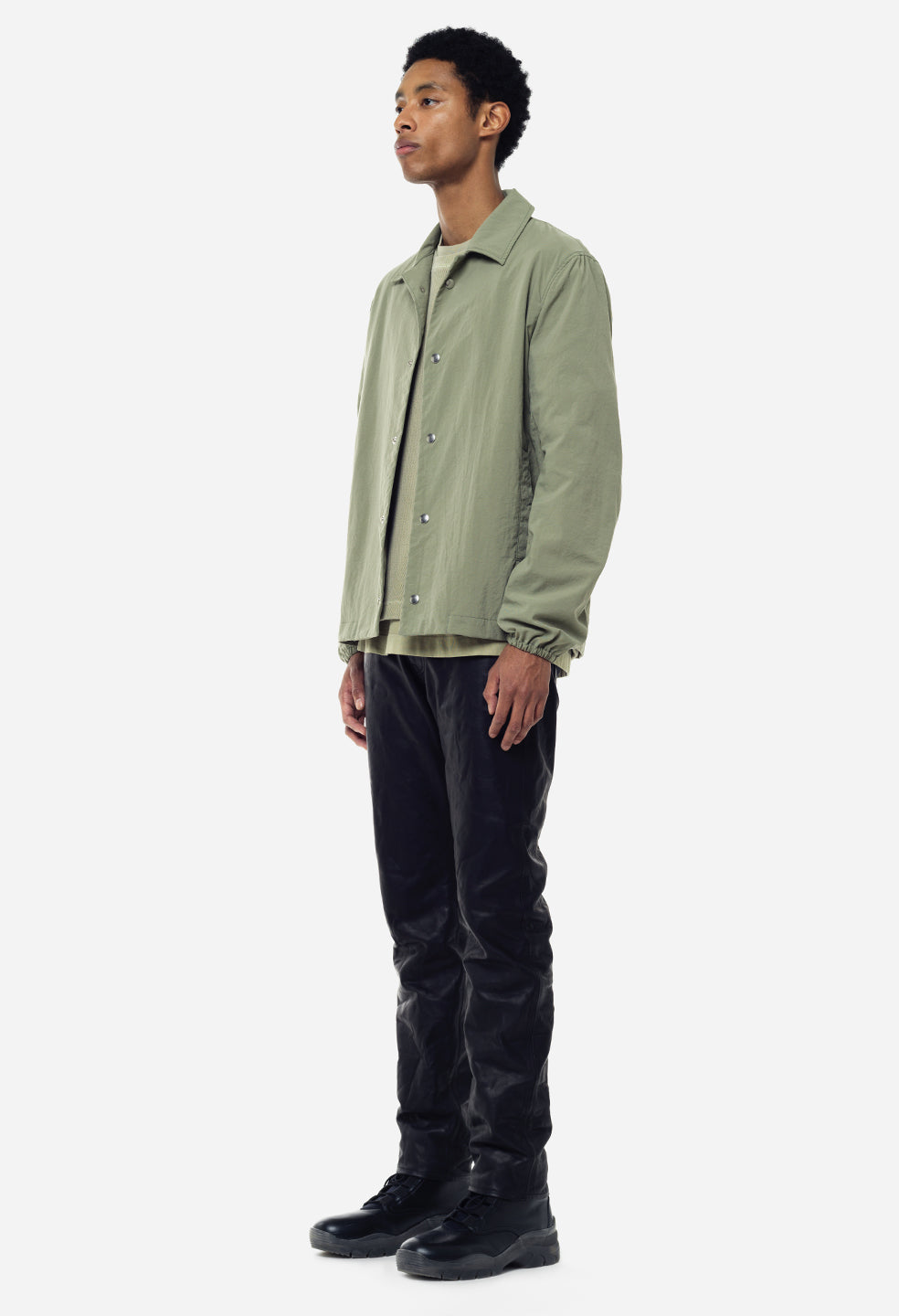 Nylon Coach's Jacket / Sage - JOHN ELLIOTT