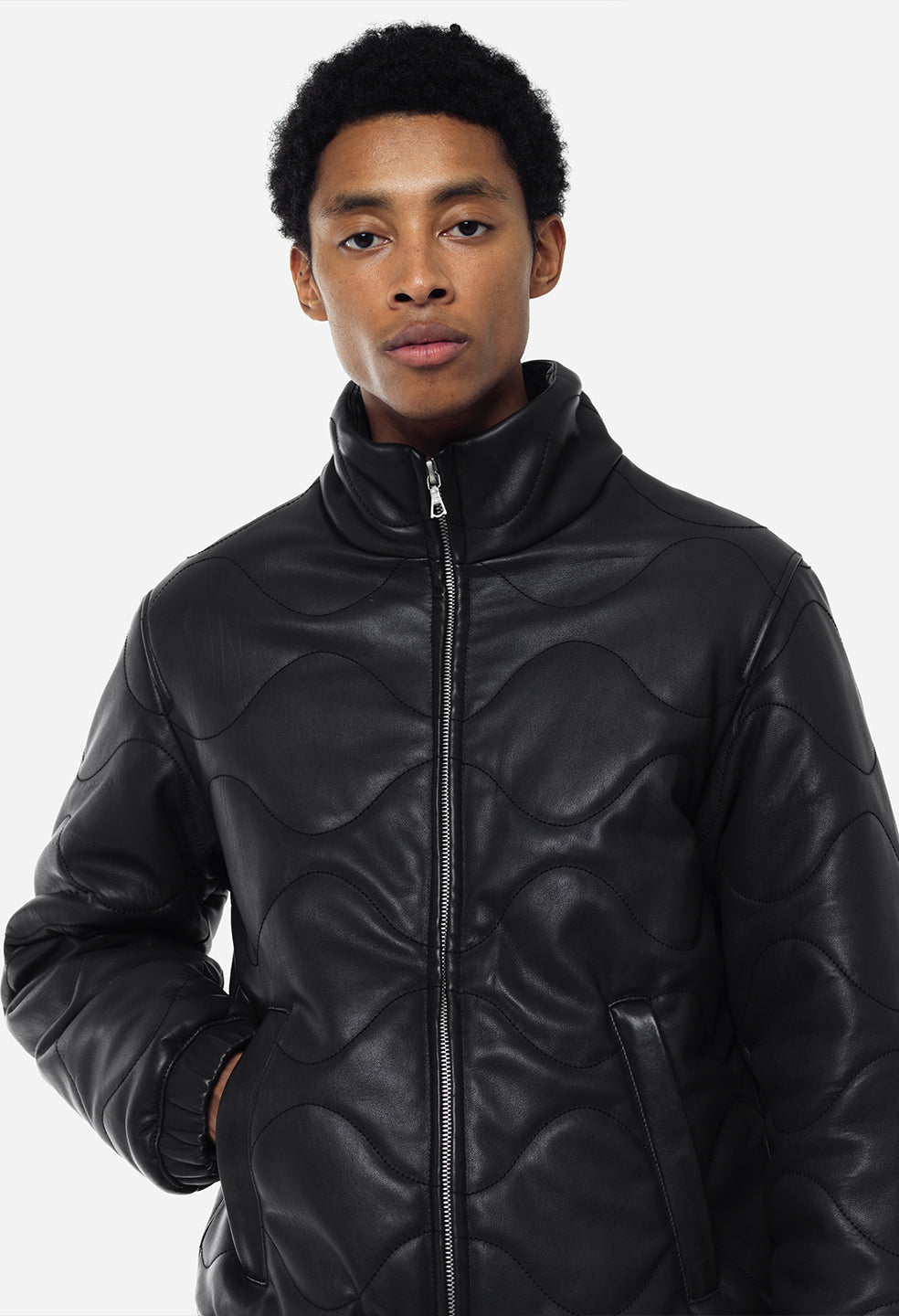 Men's Leather Puffer Jackets & Vests - Premium Handcrafted Winter Down  Jackets - SAFYD
