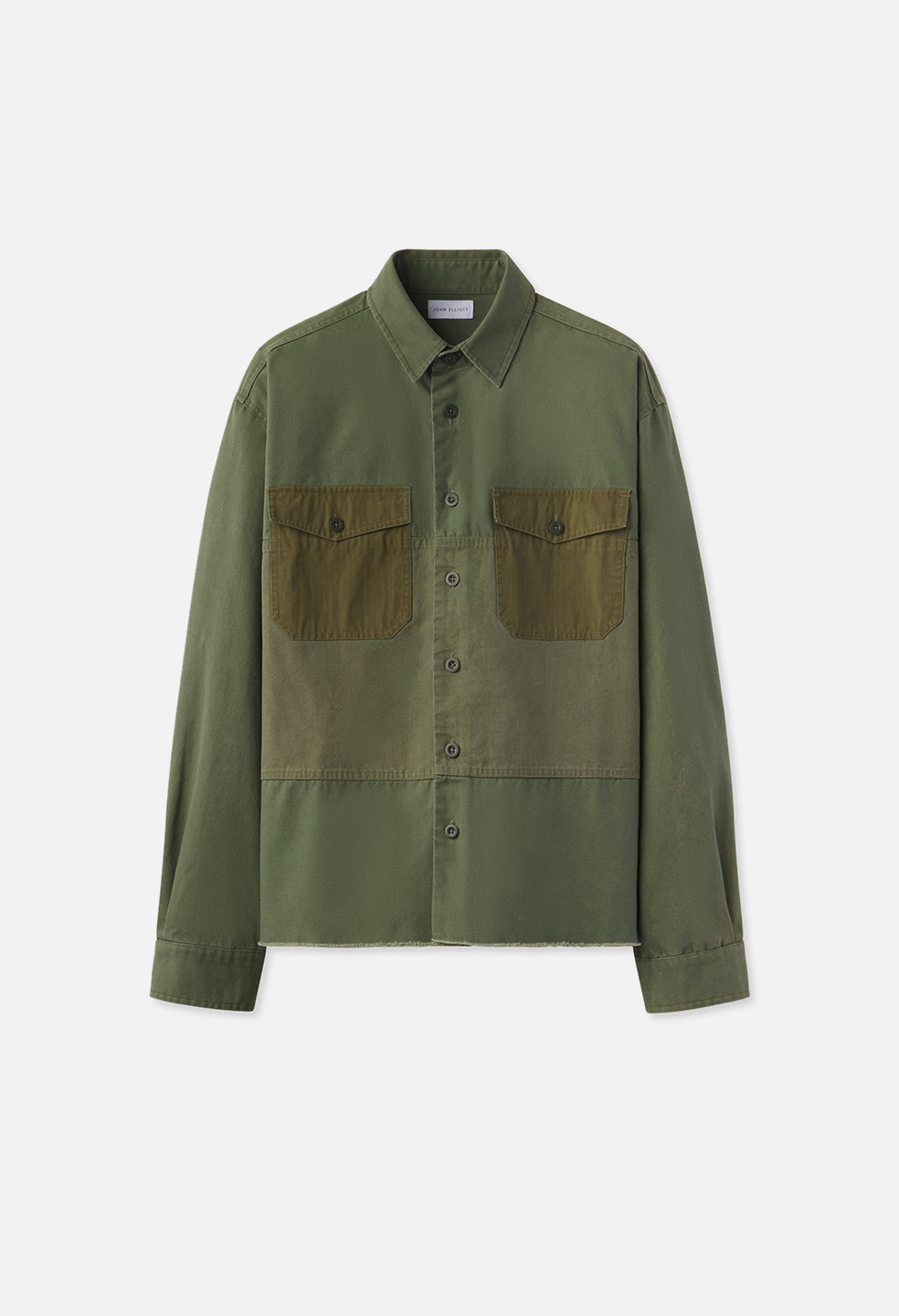 Paneled Military Hemi / Olive - JOHN ELLIOTT