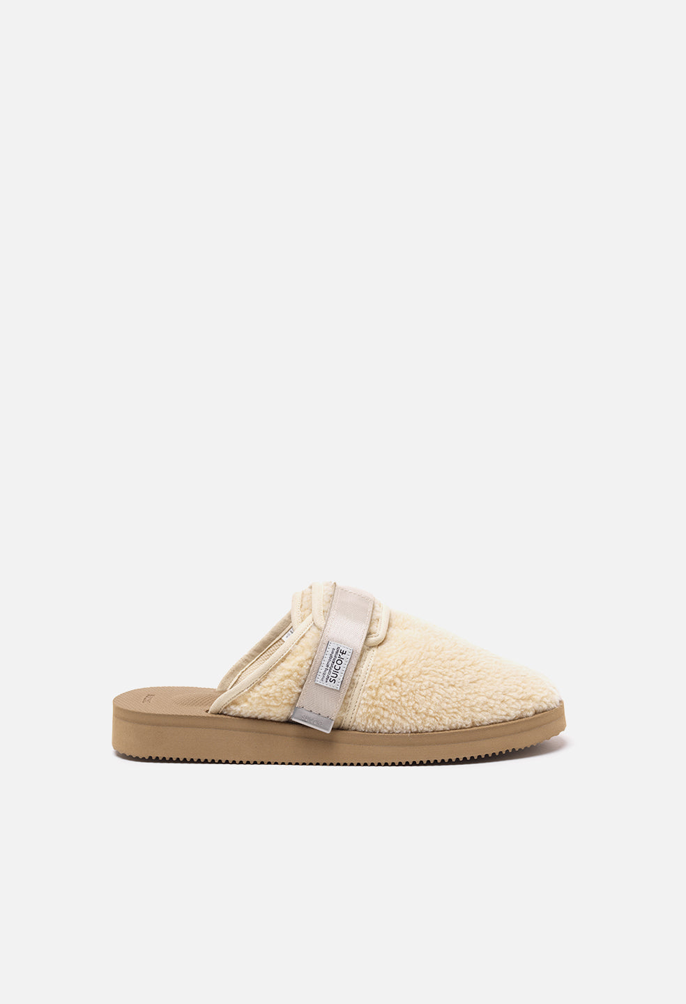 JE X Suicoke PolarFleece Zavo Slide / Cream - JOHN ELLIOTT