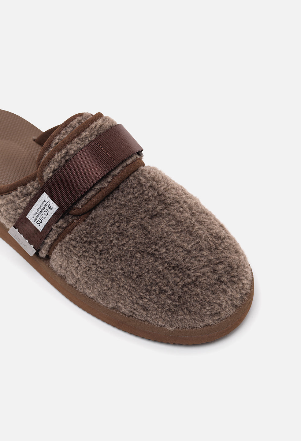 JE X Suicoke PolarFleece Zavo Slide / Oak - JOHN ELLIOTT