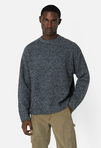Wool Bouclé Crew Neck Sweater