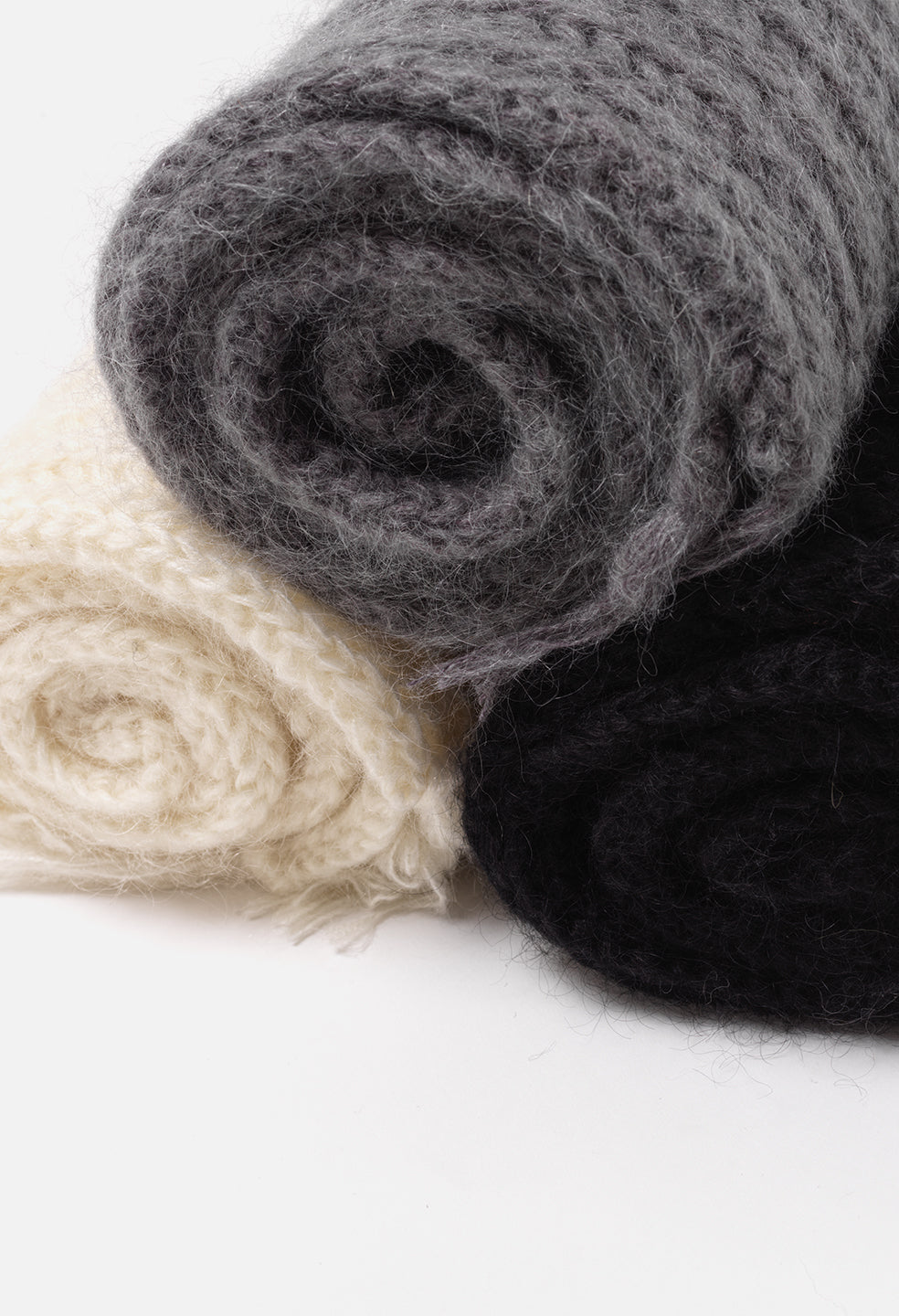 Mohair Scarf / Black - JOHN ELLIOTT