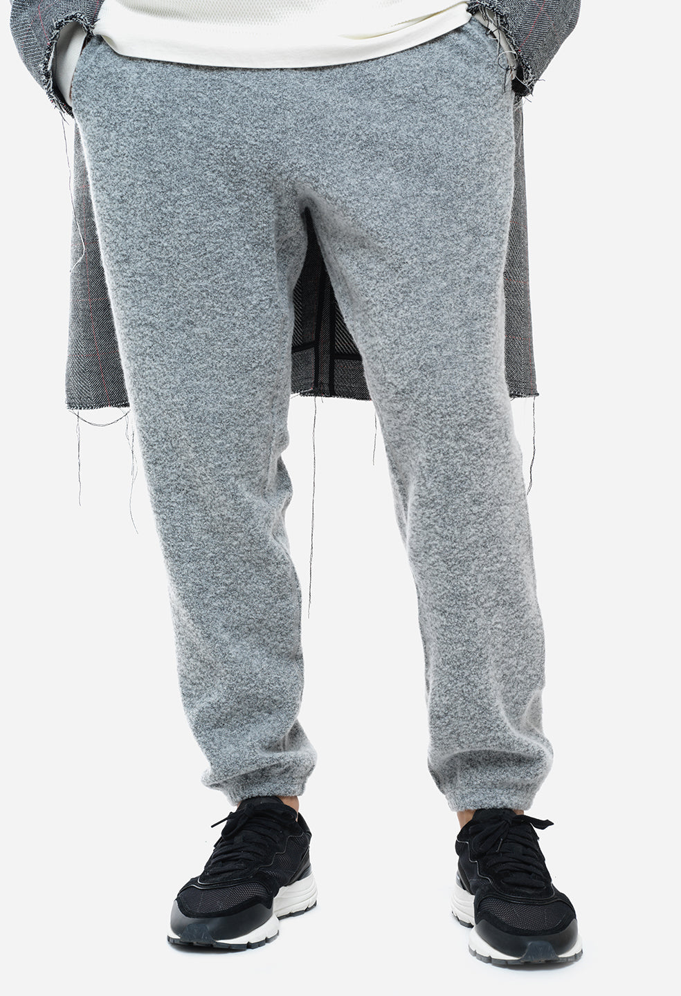 Boucle Interval Sweatpants / Cement - JOHN ELLIOTT