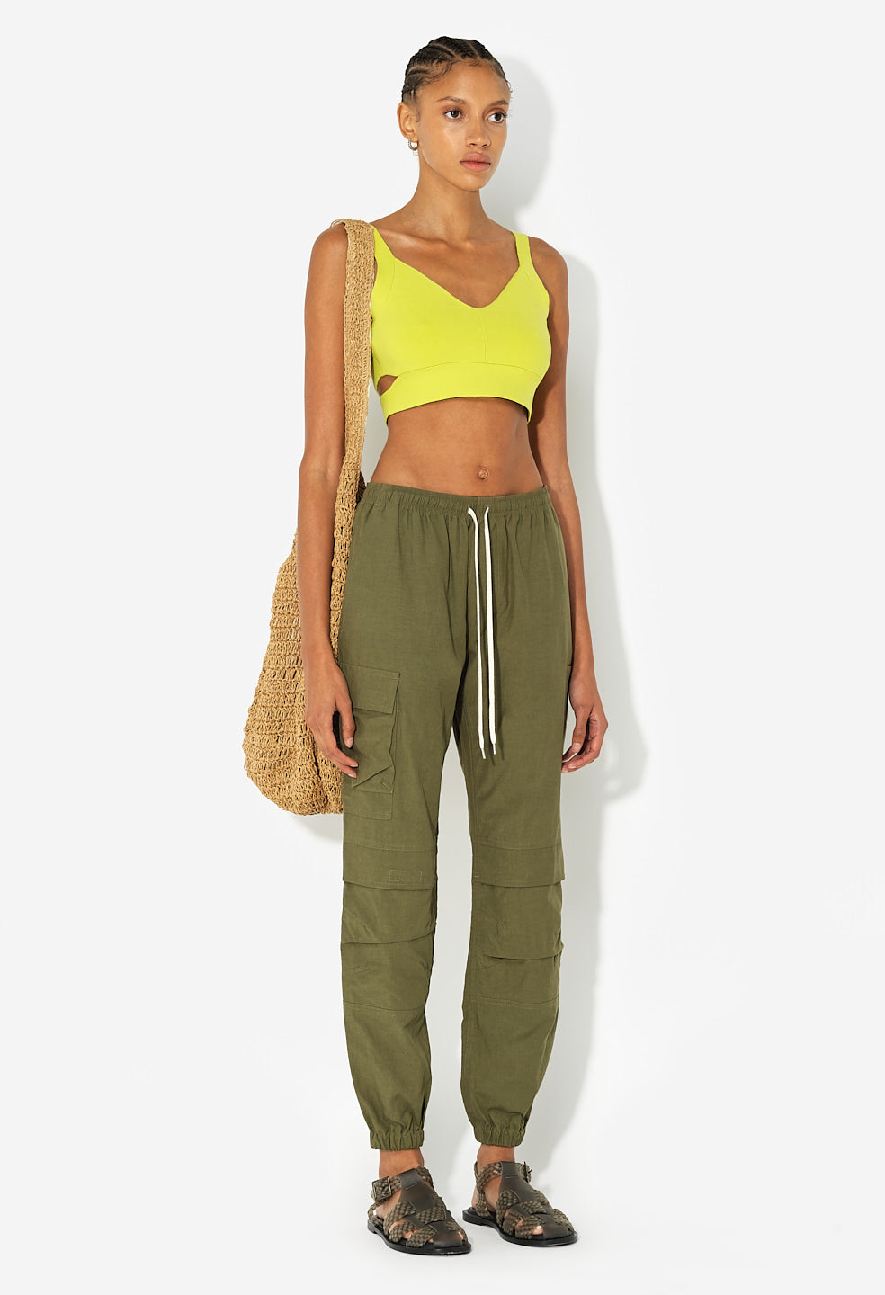 Cotton Himalayan Pant / Olive