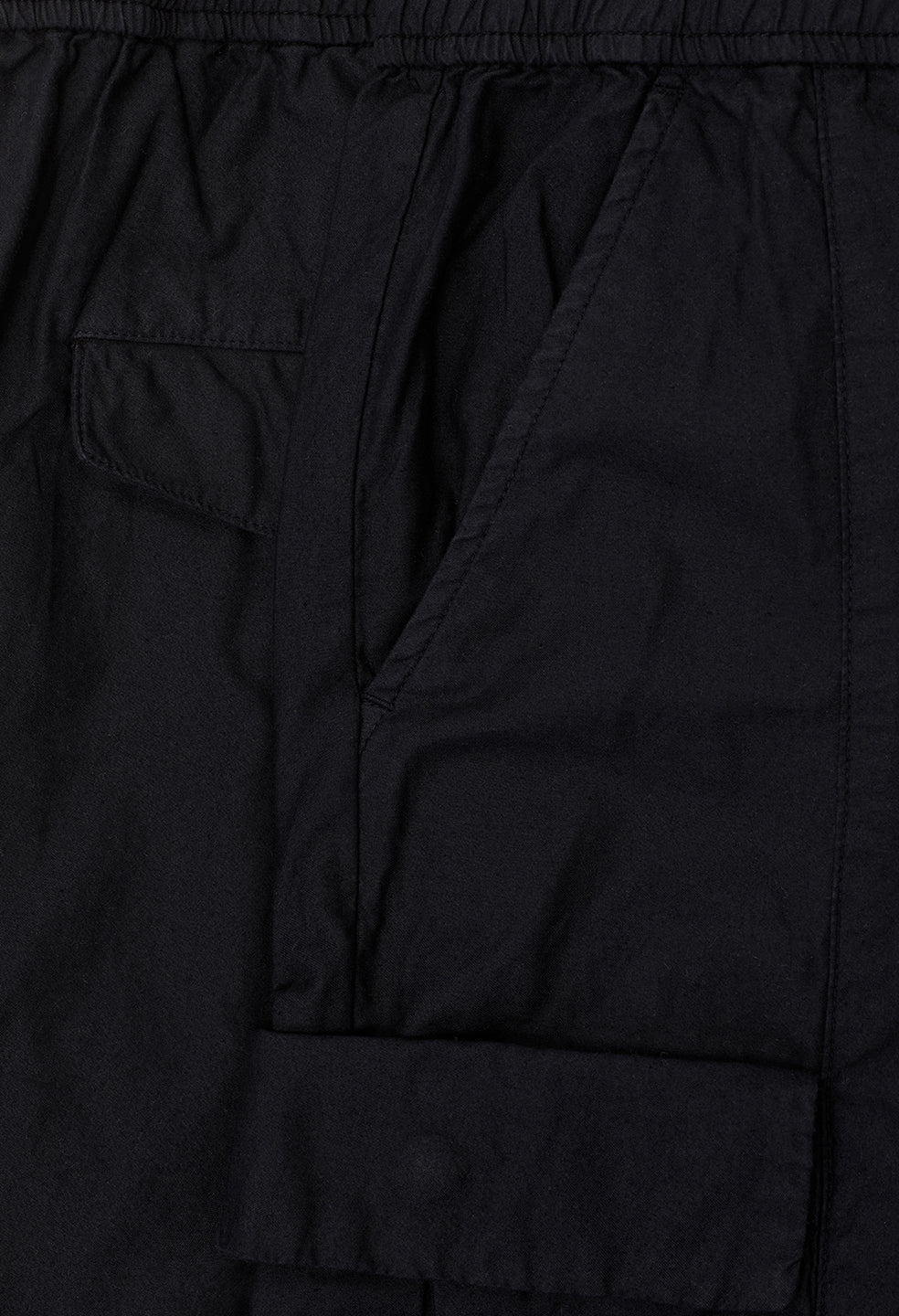 Classic Black Cargo Pants for Men - Size 2XL