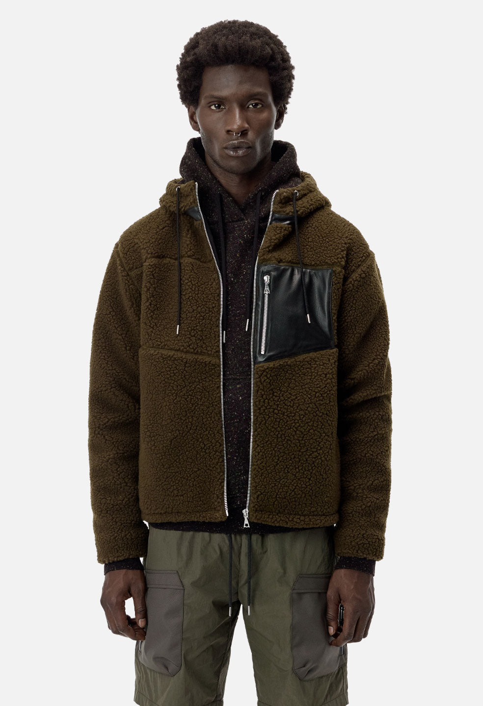 Boulder Polar Fleece Full Zip / Brown - JOHN ELLIOTT