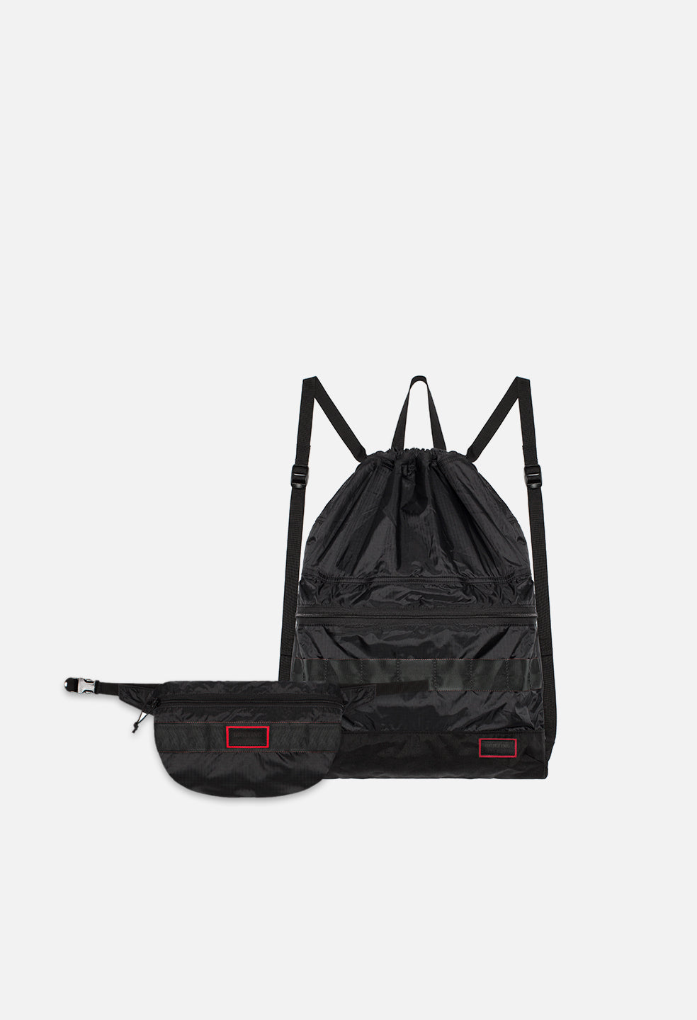 John Elliott x Briefing 2-in-1 Side Bag / Black - JOHN ELLIOTT