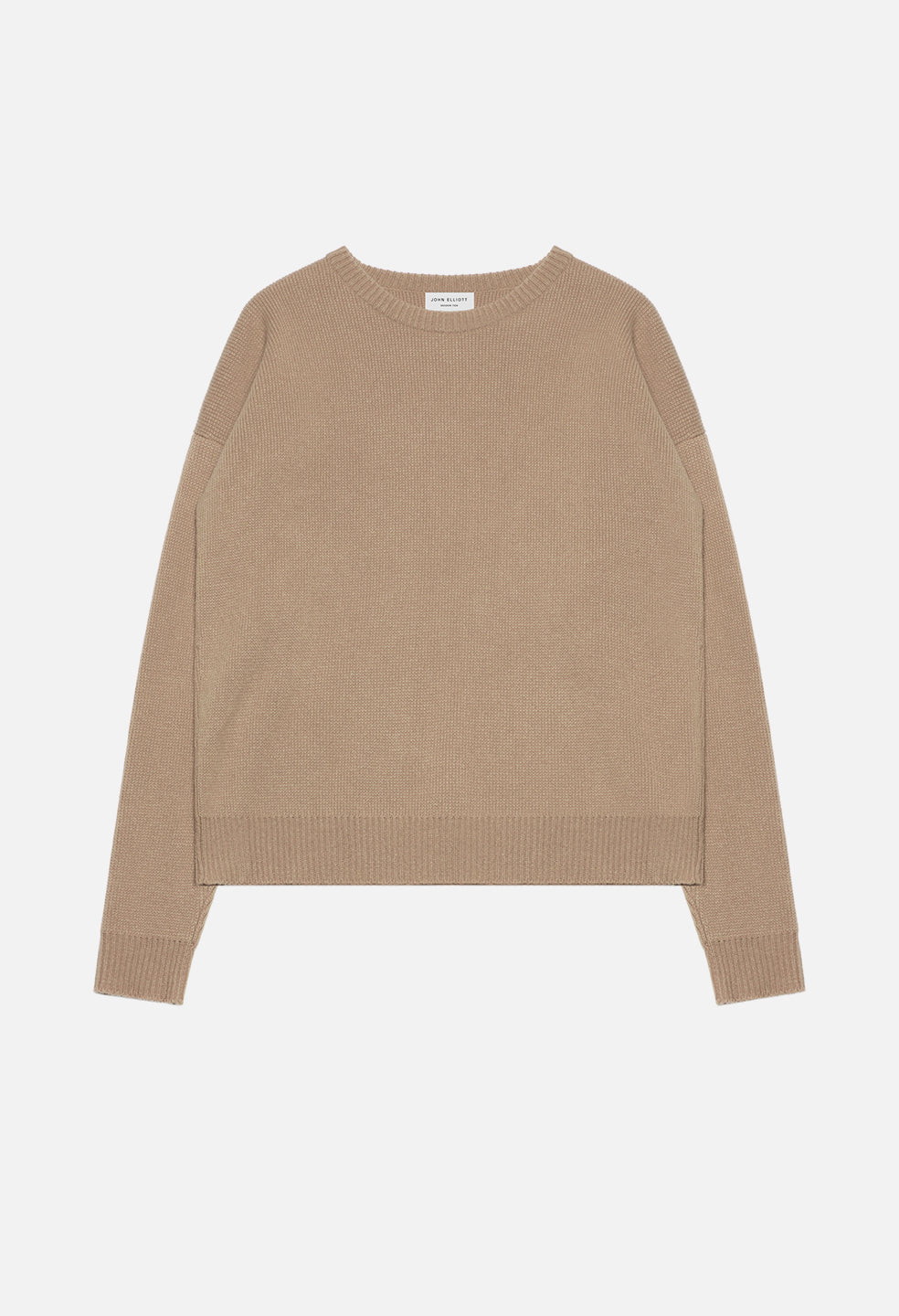 Cashmere Crew / Camel - JOHN ELLIOTT