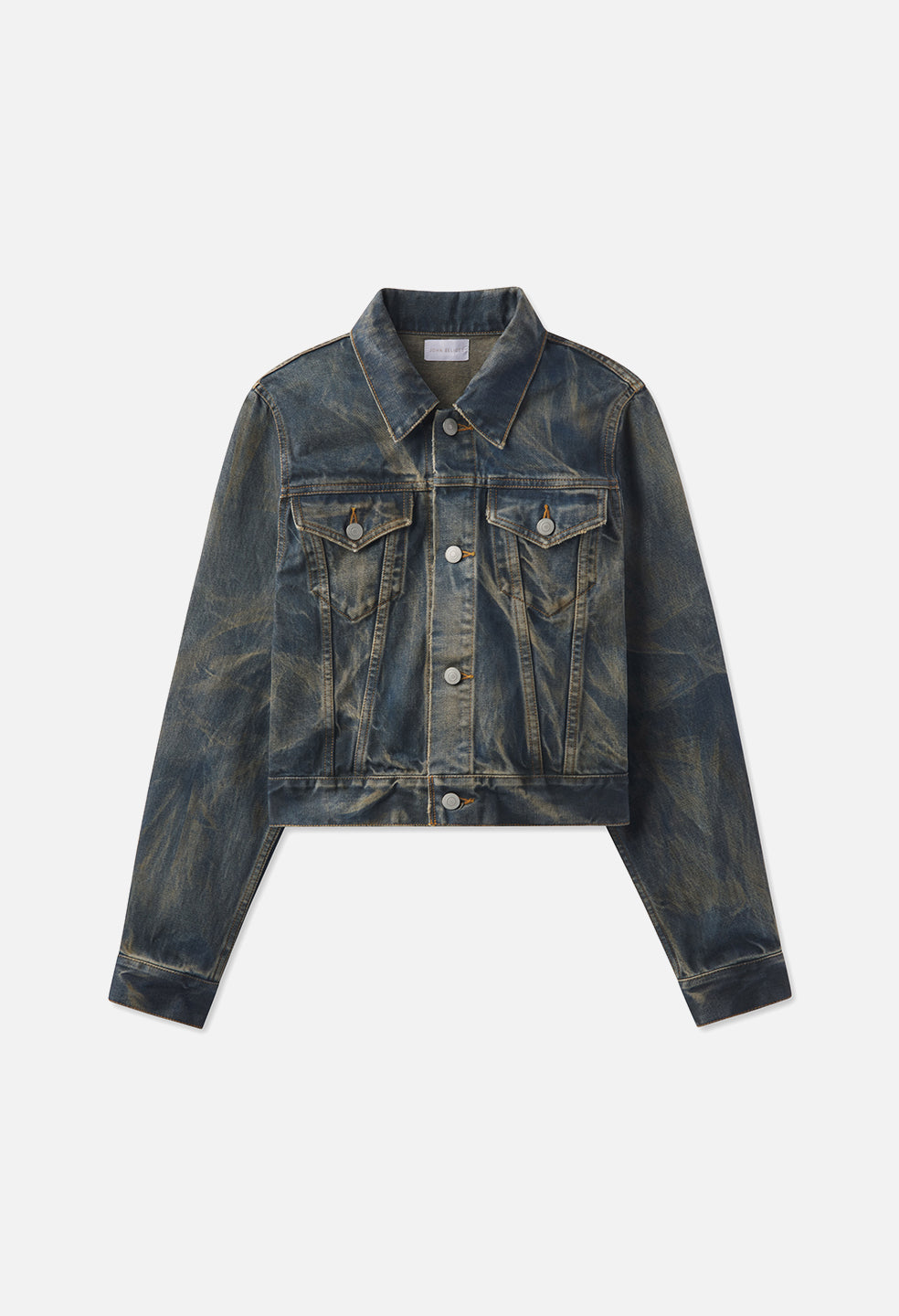 John elliott discount cropped denim