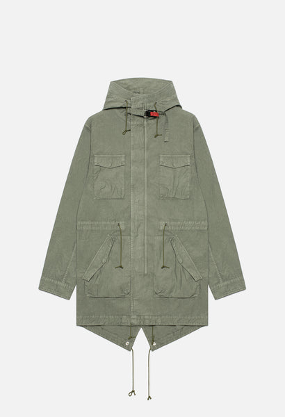 Fishtail Parka Olive JOHN ELLIOTT