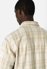 Hemi Oversized Shirt / Wheat Check - JOHN ELLIOTT