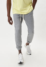 Quilted Sweats / Heather Grey - JOHN ELLIOTT