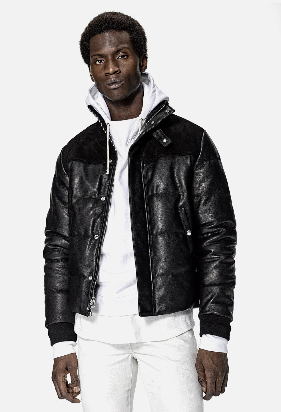 John Elliott Launches Über-Cool Puffer Jacket in Leather - Airows