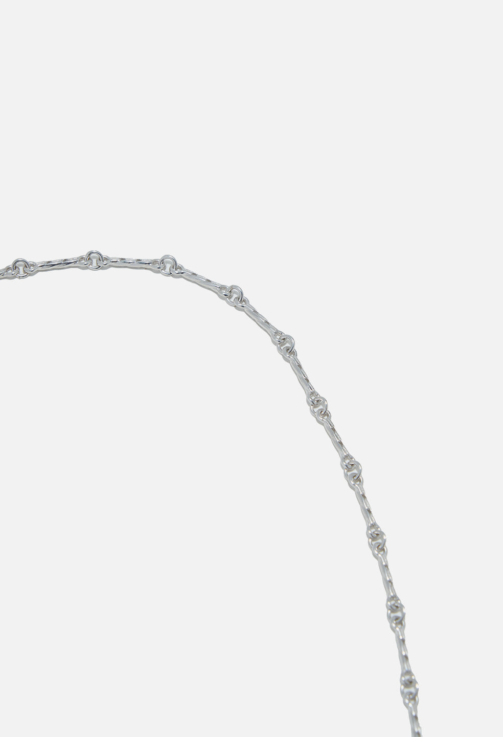 Y/Project twist-detail Chain Necklace - Silver