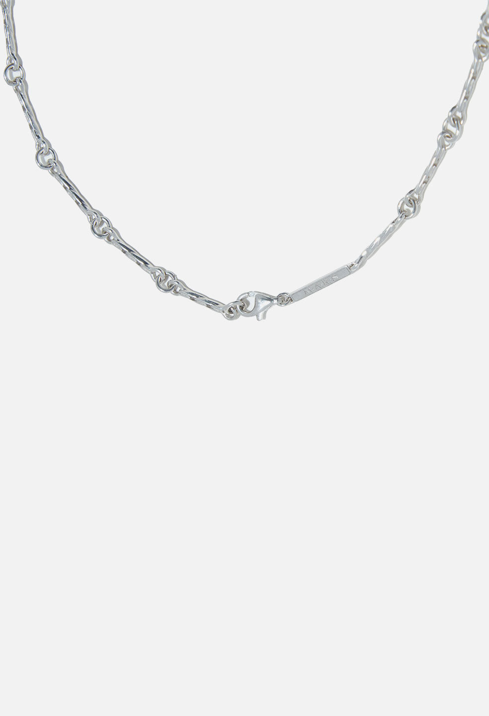 Y/Project twist-detail Chain Necklace - Silver
