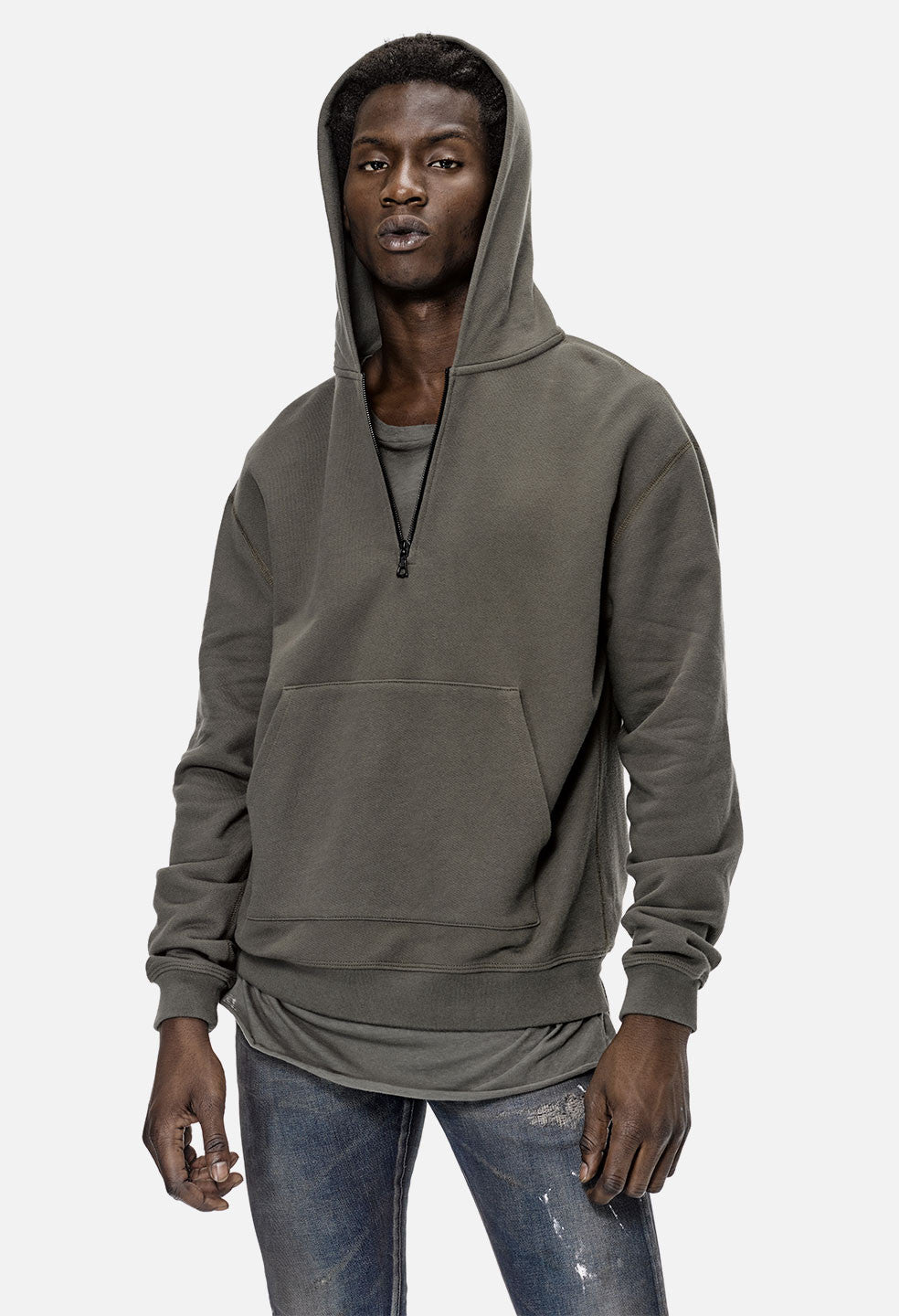 John elliott mercer half on sale zip