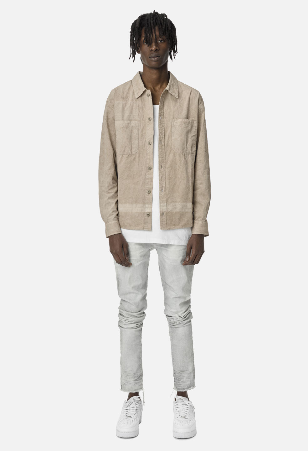 Military Workshirt / Tan - JOHN ELLIOTT