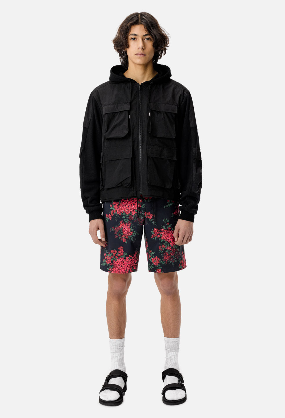 Nylon Paneled Jacket / Black - JOHN ELLIOTT