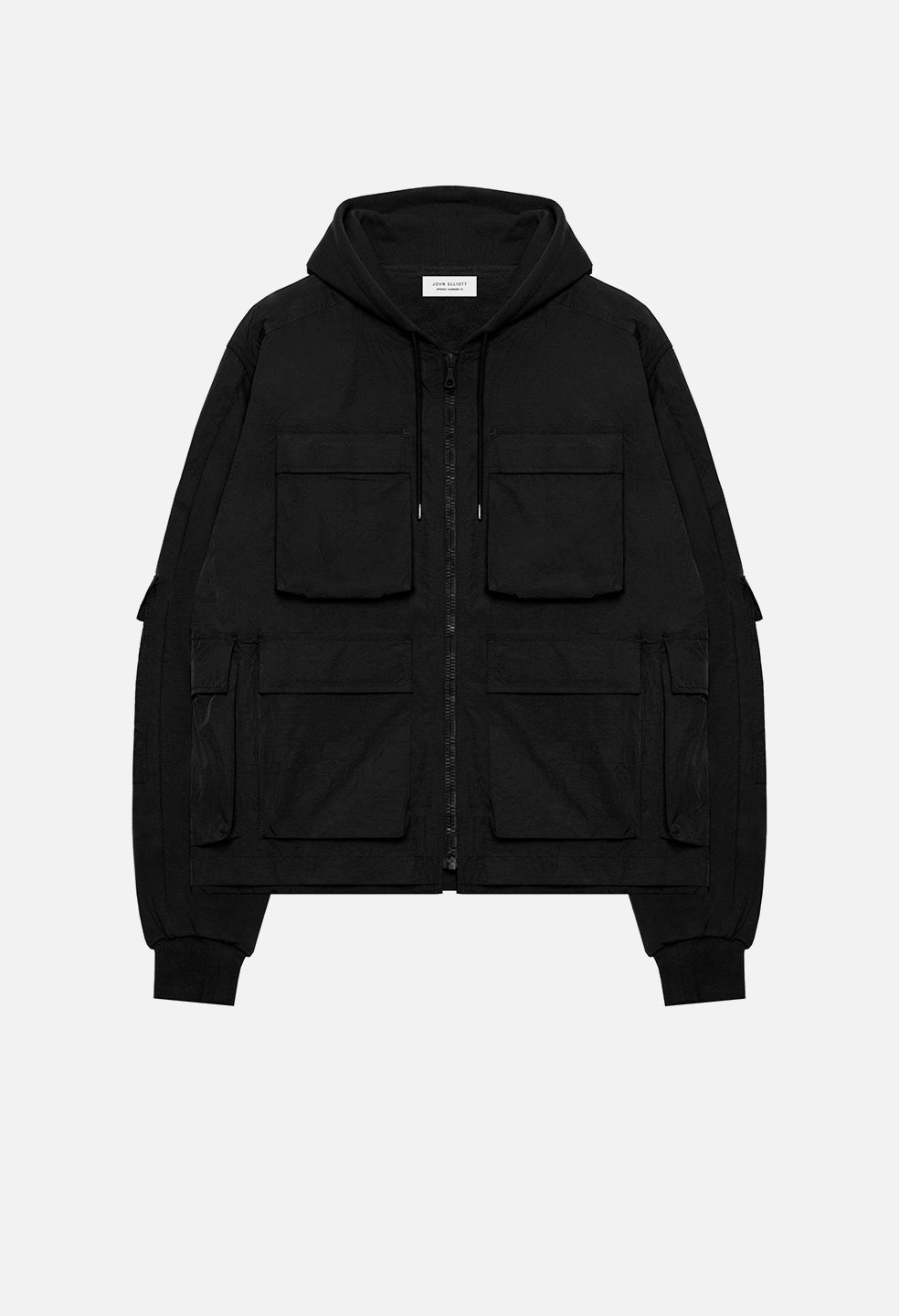 Nylon Paneled Jacket / Black - JOHN ELLIOTT