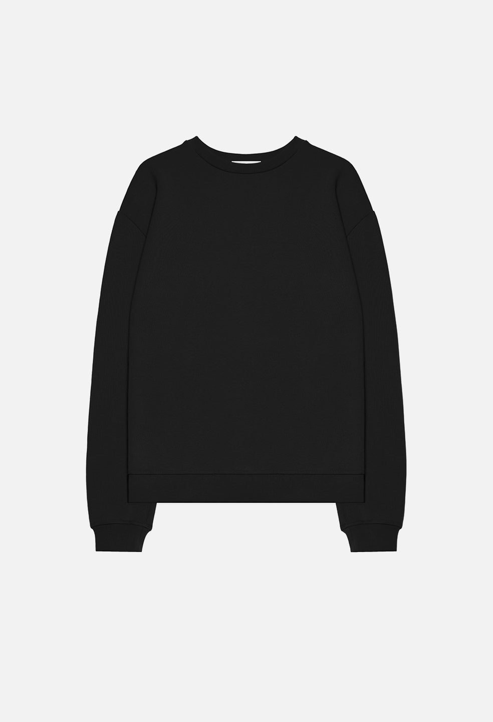 Oversized Crewneck Sweatshirt Black