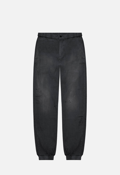 PETROL TROUSERS FLAT BLACK grande