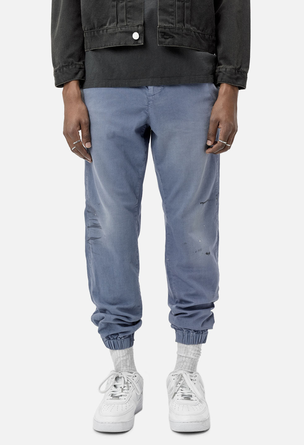 Pull-on twill trousers - Petrol - Kids | H&M IN