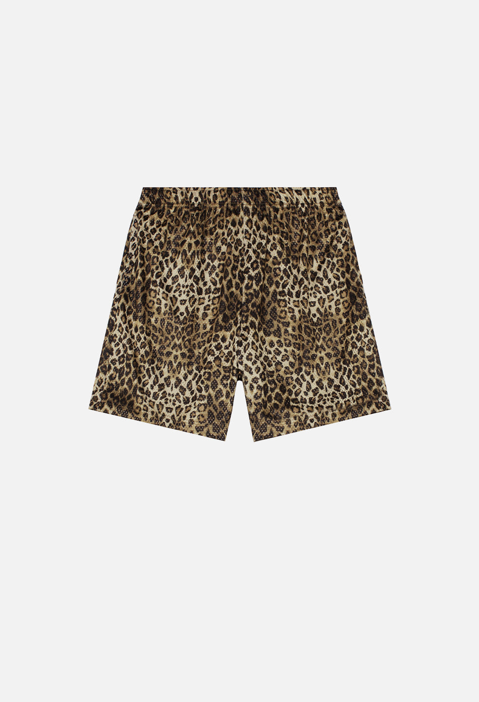 supreme leopard regular jean shorts