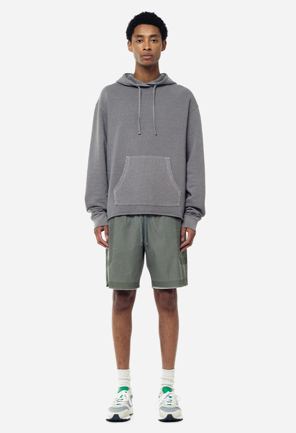 Raw Edge Jacquard Pullover / Dusk - JOHN ELLIOTT