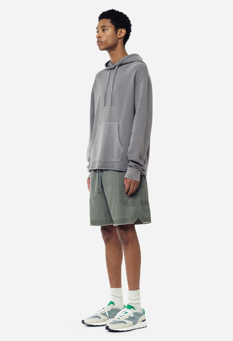 Raw Edge Jacquard Pullover / Dusk - JOHN ELLIOTT