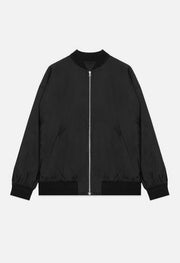 DOME REVERSIBLE JACQUARD SILK TWILL BOMBER JACKET