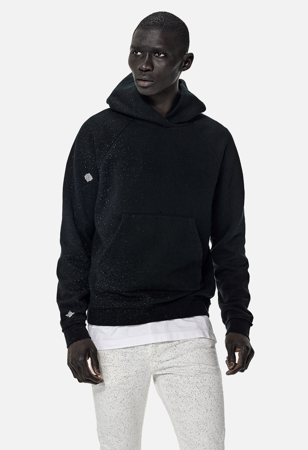 John elliott raglan hoodie clearance black