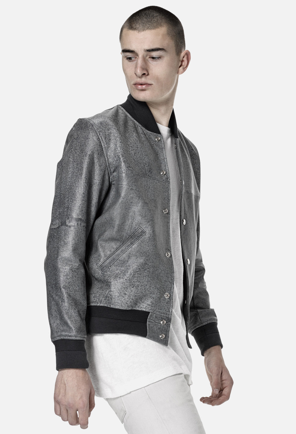 Swarm Stadium Jacket / Grey - JOHN ELLIOTT