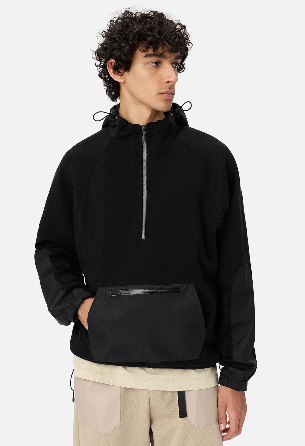 Waterproof Terry Anorak / Black - JOHN ELLIOTT